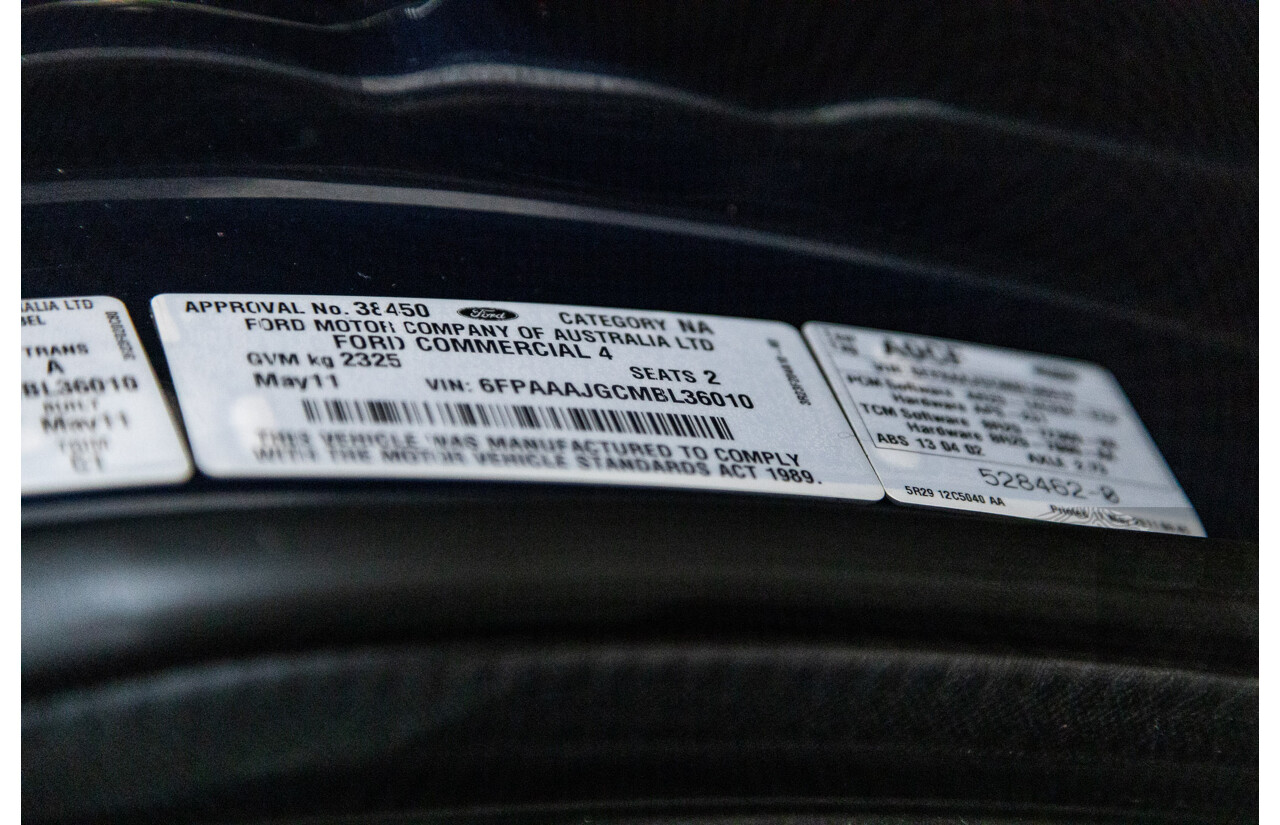 05/2011 Ford Falcon XR6 RWD FG Upgrade 2d Utility Metallic Blue 4.0L