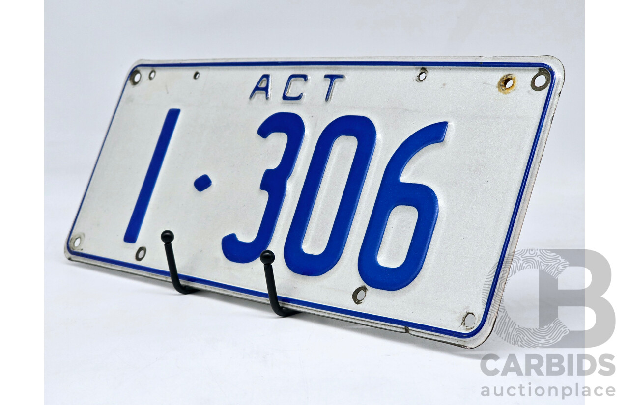 ACT 4-Digit Number Plate - 1.306