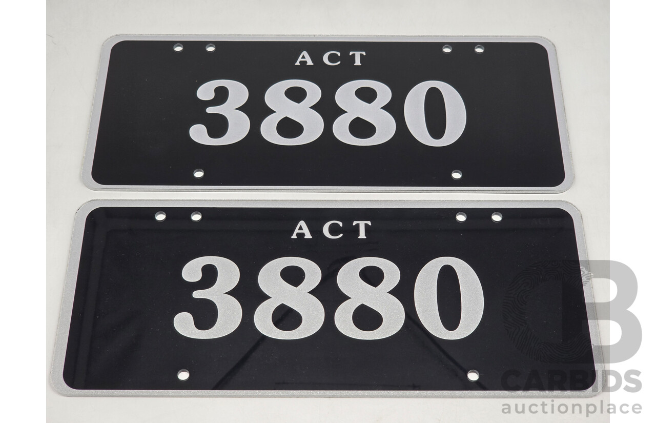 ACT 4-Digit Number Plate - 3880