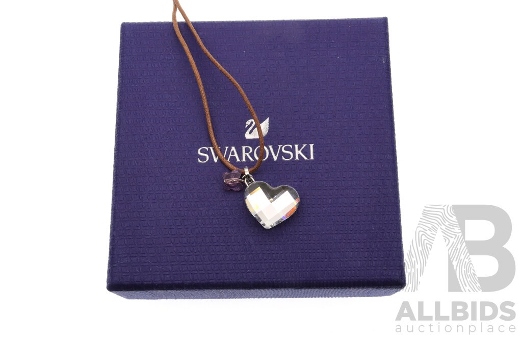 Swarovski Crystal Jewellery Collection in Original Presentation Boxes Including Pendant & Earrings Set