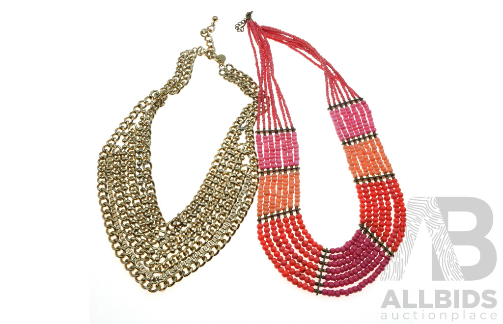 Fabulous Collection of (15) Statement Necklaces in Assorted Styles