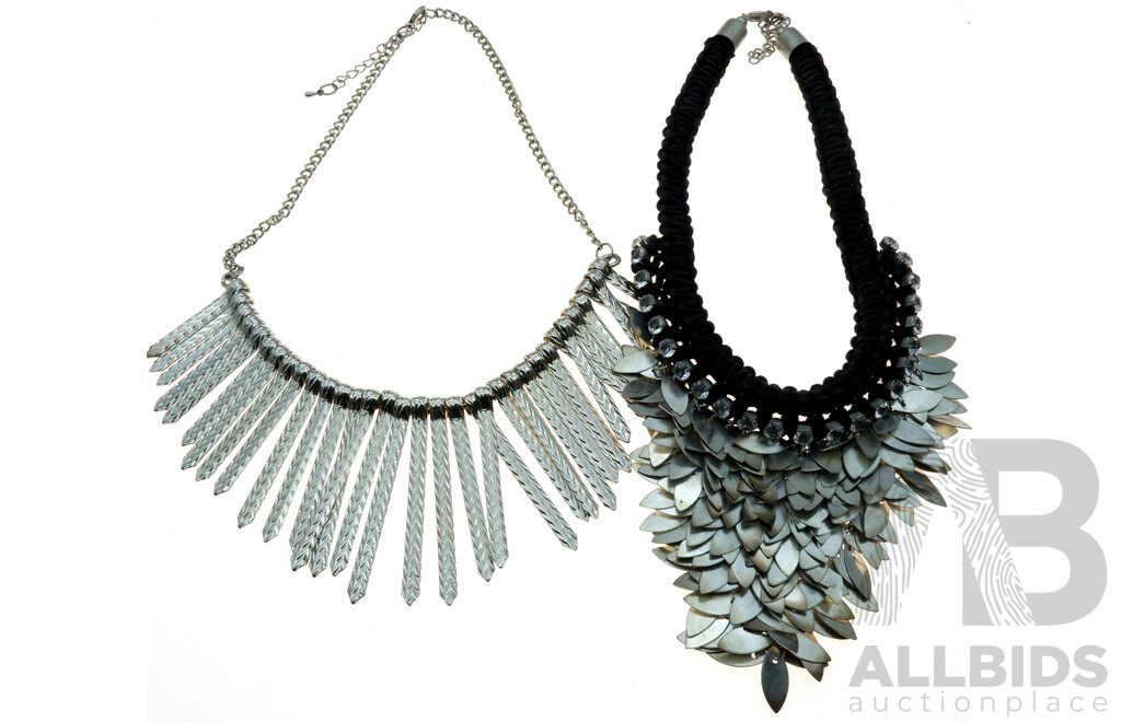 Fabulous Collection of (15) Statement Necklaces in Assorted Styles