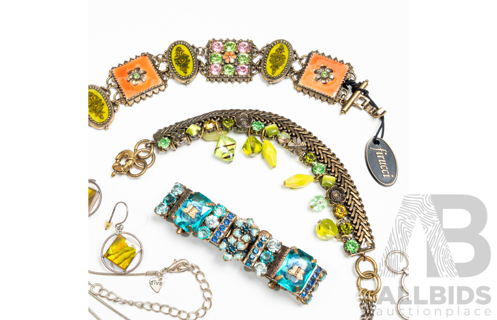 Fabulous Bracelet Collection Including Peter Lang, Firucci, Tsarina & Kentucky Collection