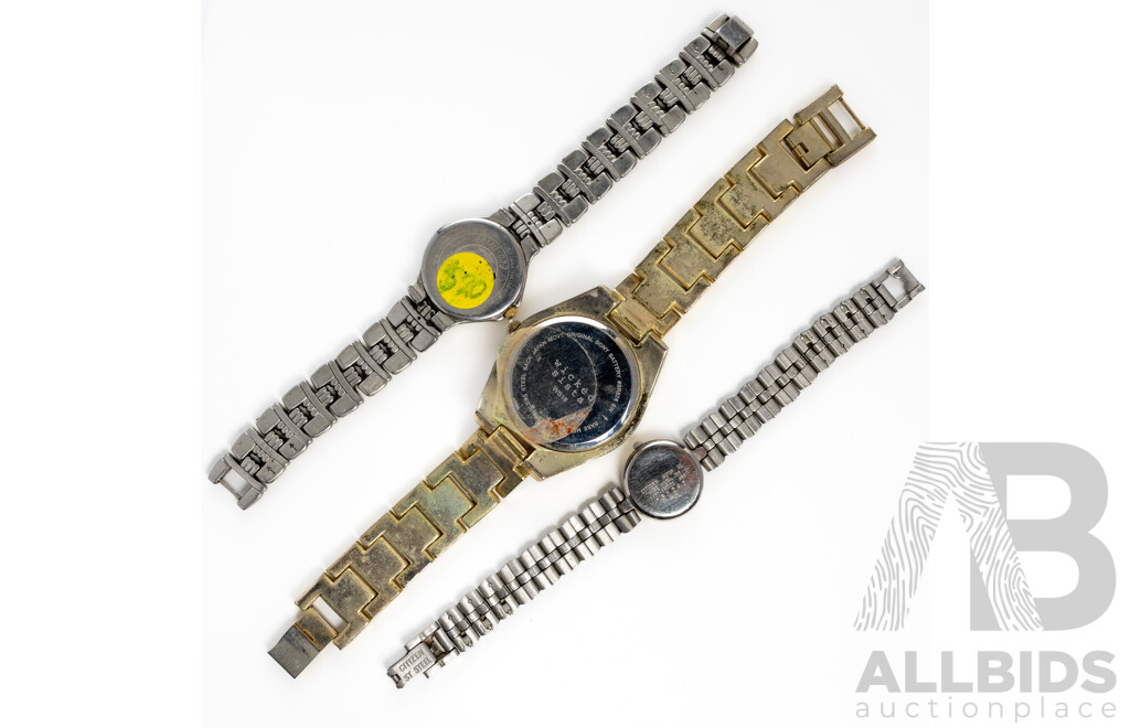 Citizen Eco-Drive B033-H27562, Citizen 5920-S55305 & Wicked Sista WS18 Ladies Watches