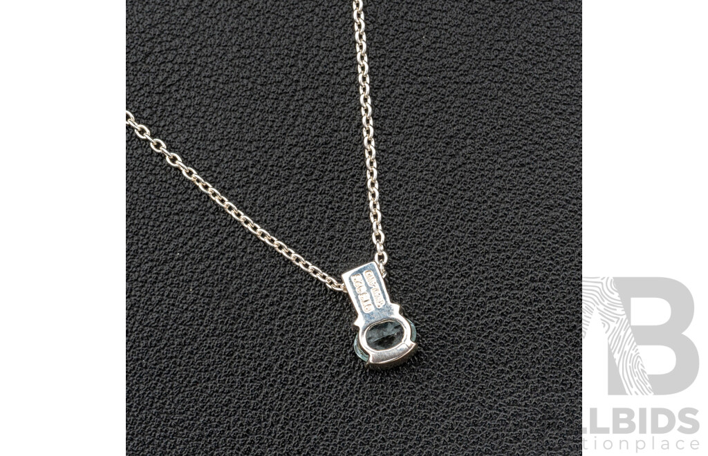 Sterling Silver Topaz & Amethyst Pendants on Chain, SS CZ Stud Earrings, 9.93 Grams - as New