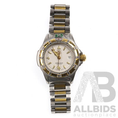 TAG Heuer WF 1420-0 Professional Two Tone Watch, 28mm