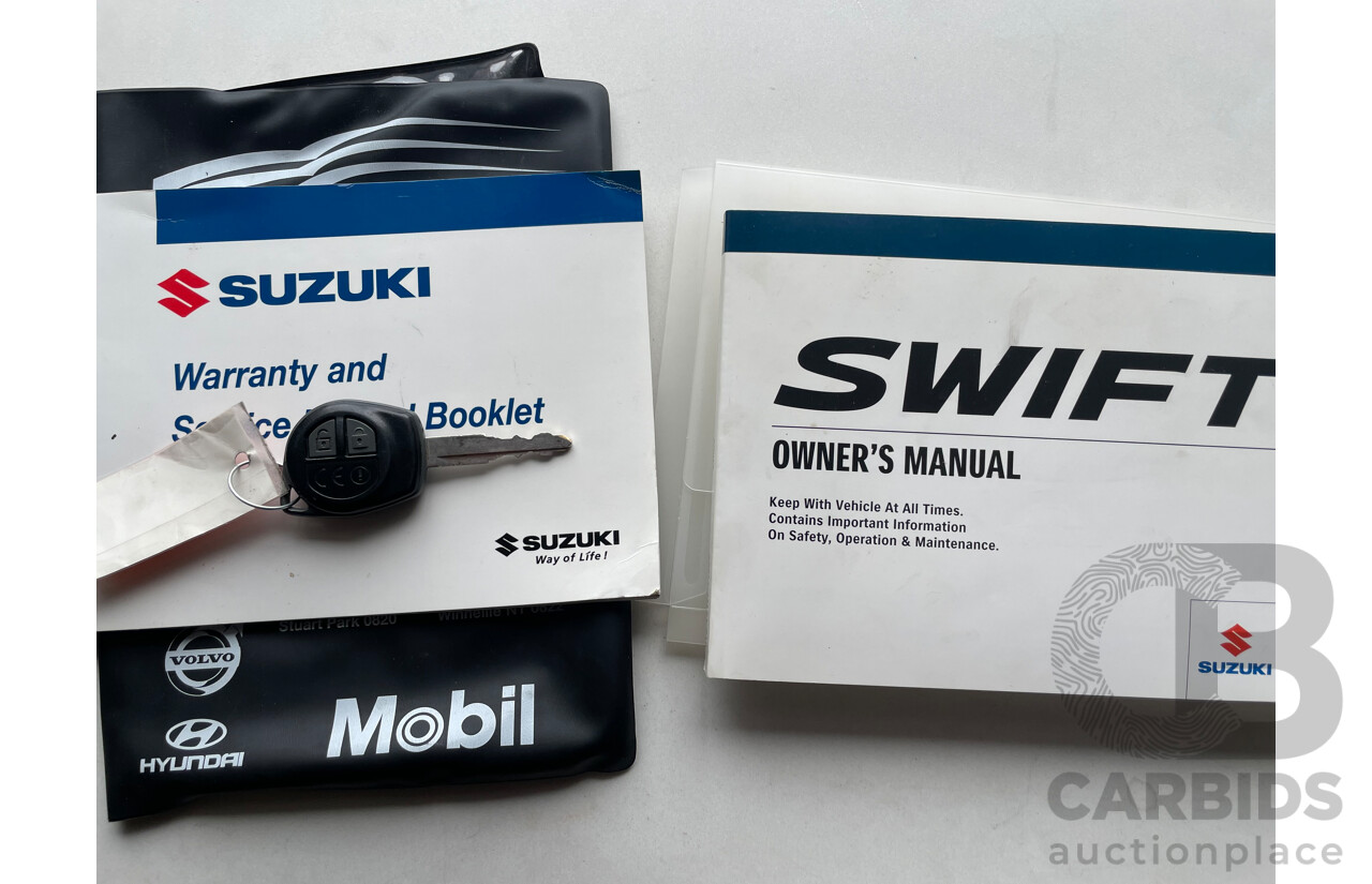 7/2012 Suzuki Swift GL FZ 5d Hatchback White 1.4L