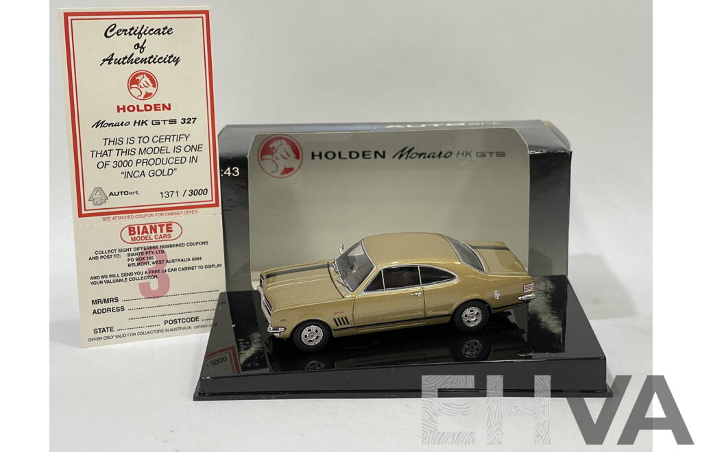 Auto Art Holden Monaro HK GTS 327 - 1/43 Scale