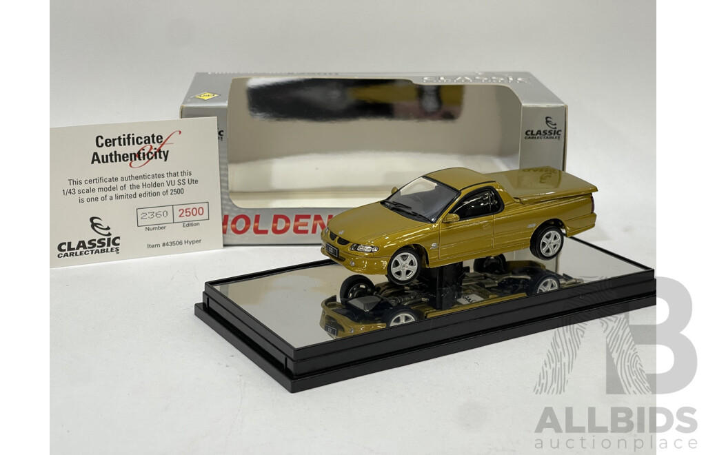 Classic Carlectables 2001 Holden VU Commodore SS Ute - 1/43 Scale