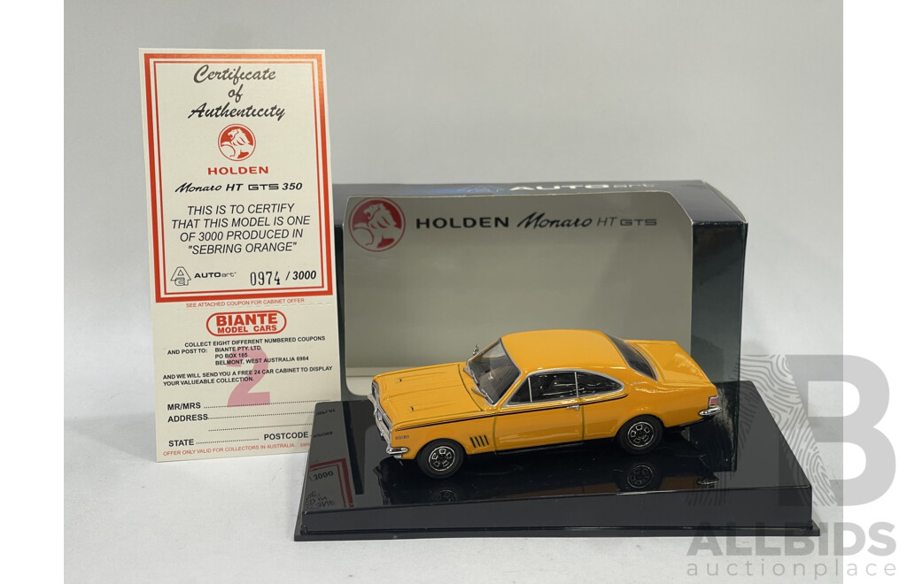 Auto Art Holden HT GTS 350  - 1/43 Scale