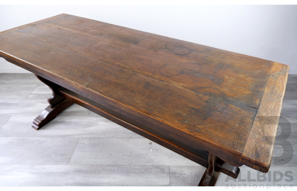 Antique Refractory Dining Table