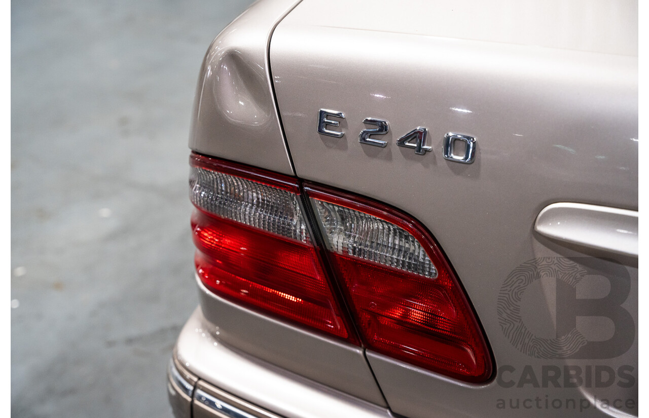 11/1999 Mercedes-Benz E240 Elegance W210 4d Sedan Travertine Beige Metallic 2.4L