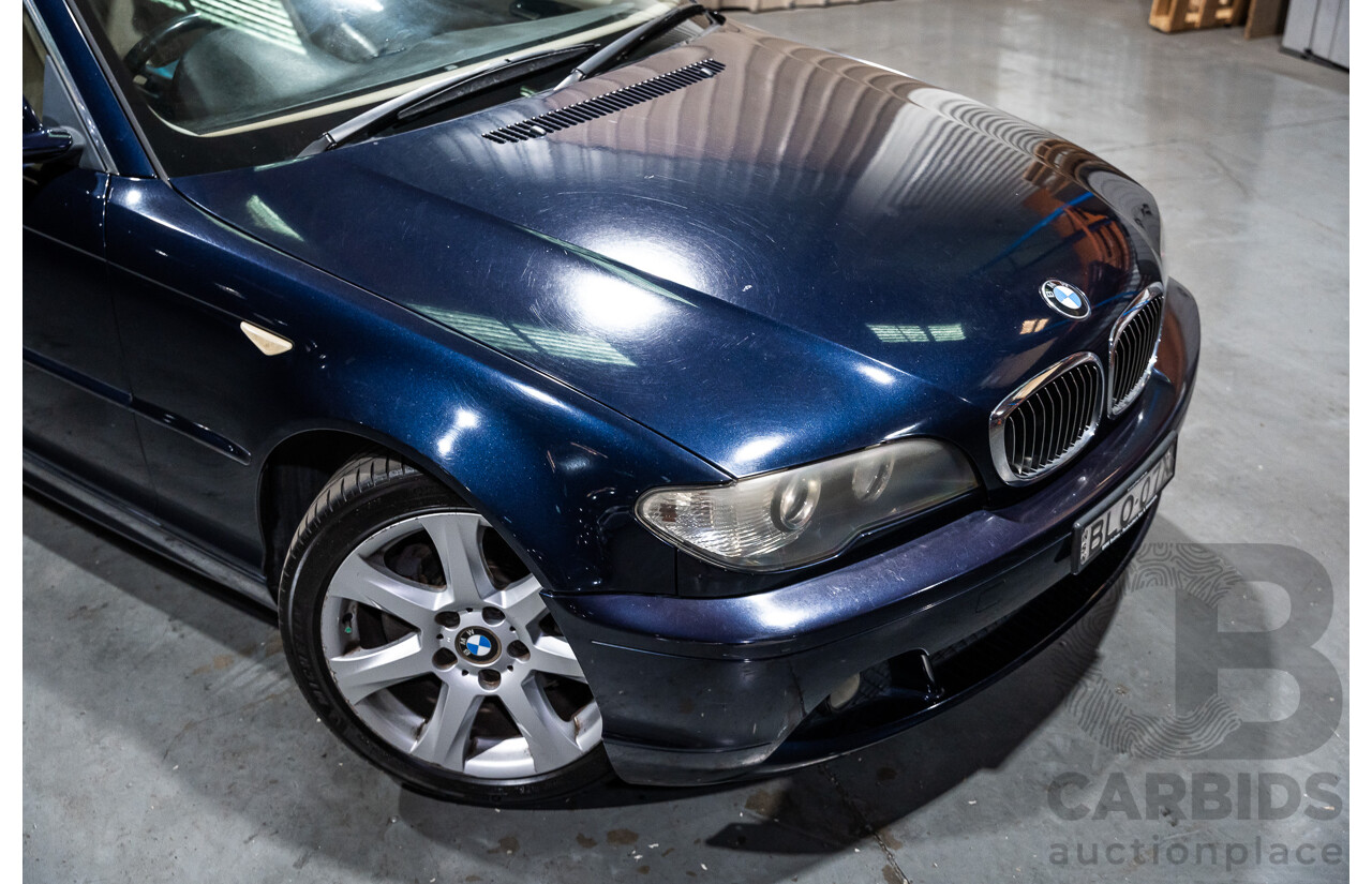 2/2005 BMW 325Ci Special Edition E46 MY04 2d Coupe Blue 2.5L