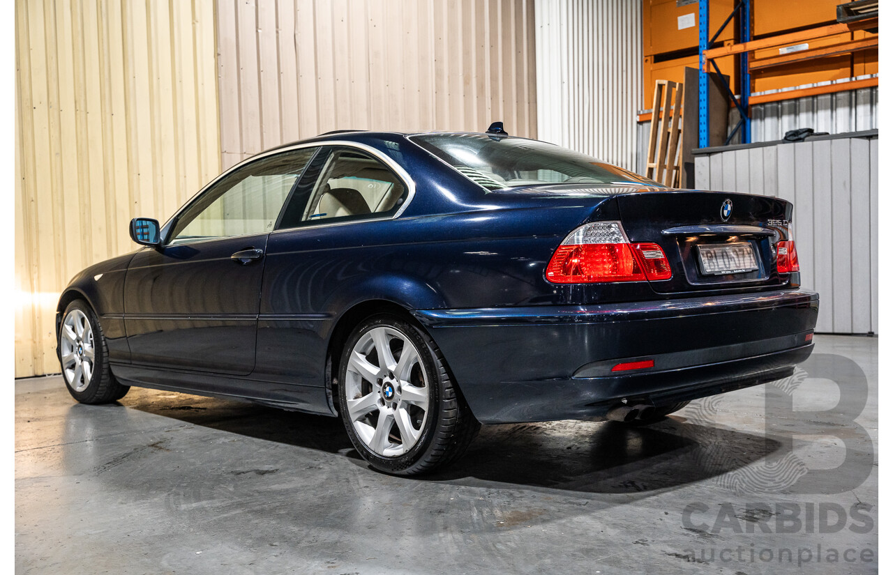 2/2005 BMW 325Ci Special Edition E46 MY04 2d Coupe Blue 2.5L