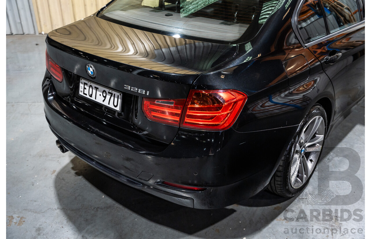 5/2014 BMW 328i Sport Line F30 MY14 4d Sedan Metallic Black Turbo 2.0L