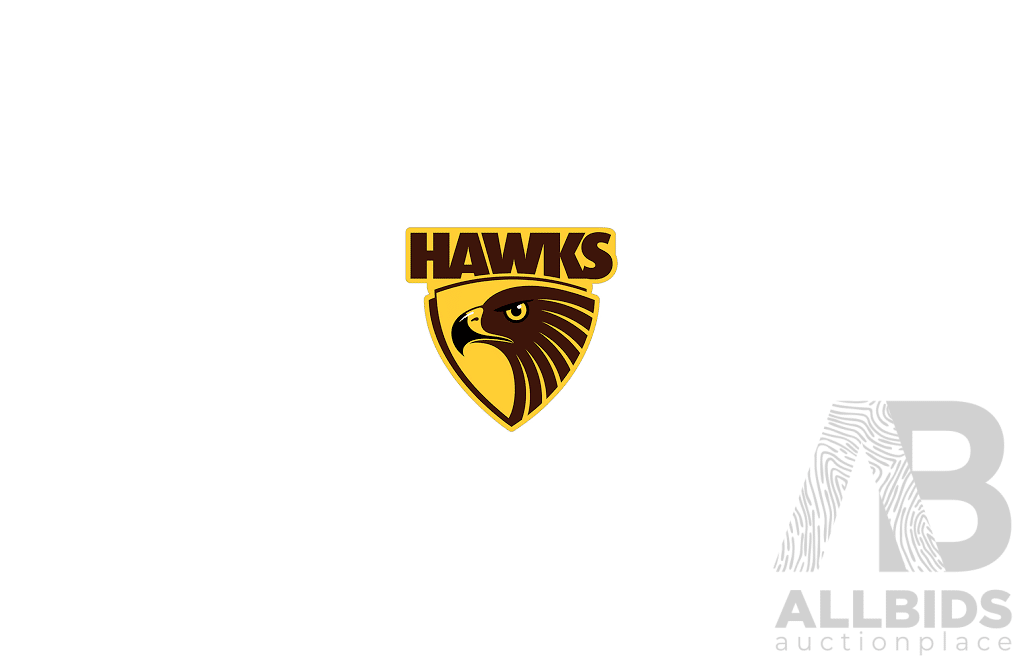 L41 - Hawthorn Hawks Football Club 2012 Team Signed & Framed Guernsey