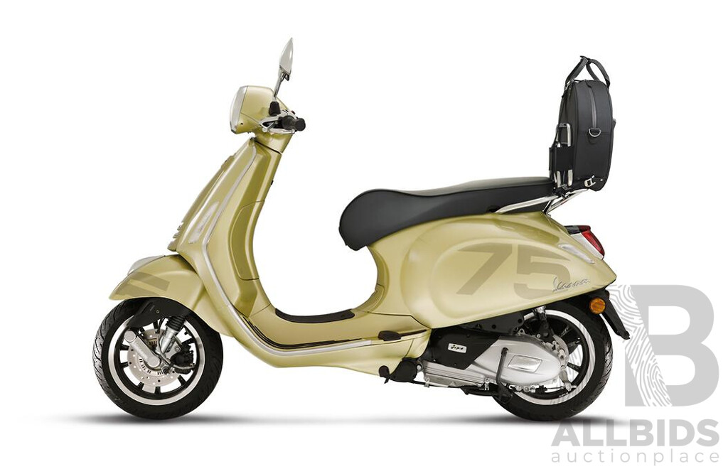 LIVE AUCTION ITEM #1 Vespa Scooter 75th Anniversary Special Edition