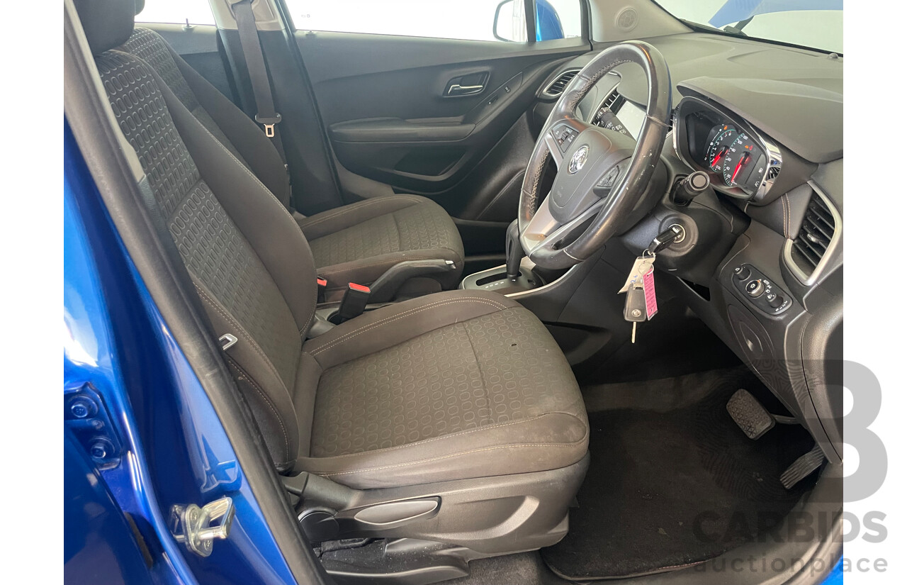 6/2017 Holden Trax LS Turbo TJ MY17 4d Wagon Blue Turbo 1.4L