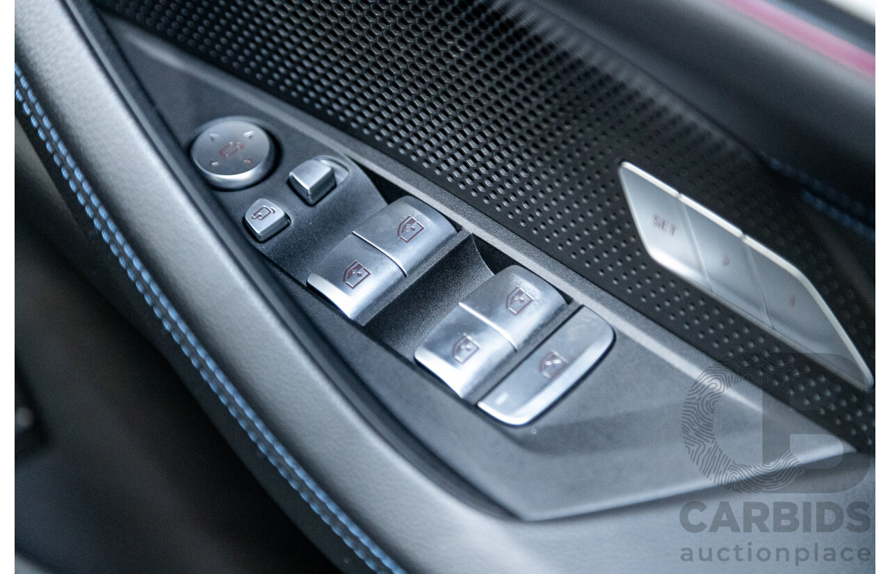 05/2022 BMW i4 eDrive40i M-Sport Gran Coupe G26 4D Coupe Black Sapphire Metallic Electric EV 250kw