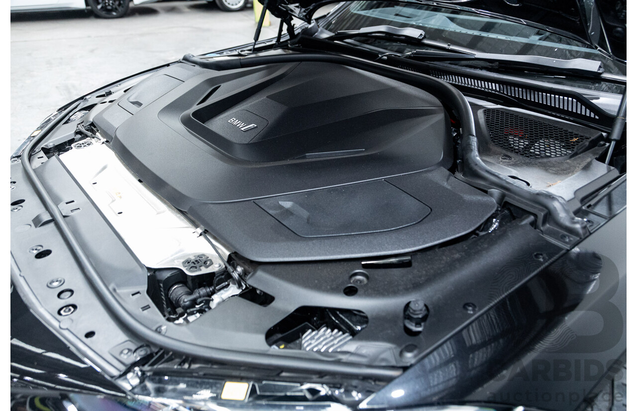 05/2022 BMW i4 eDrive40i M-Sport Gran Coupe G26 4D Coupe Black Sapphire Metallic Electric EV 250kw