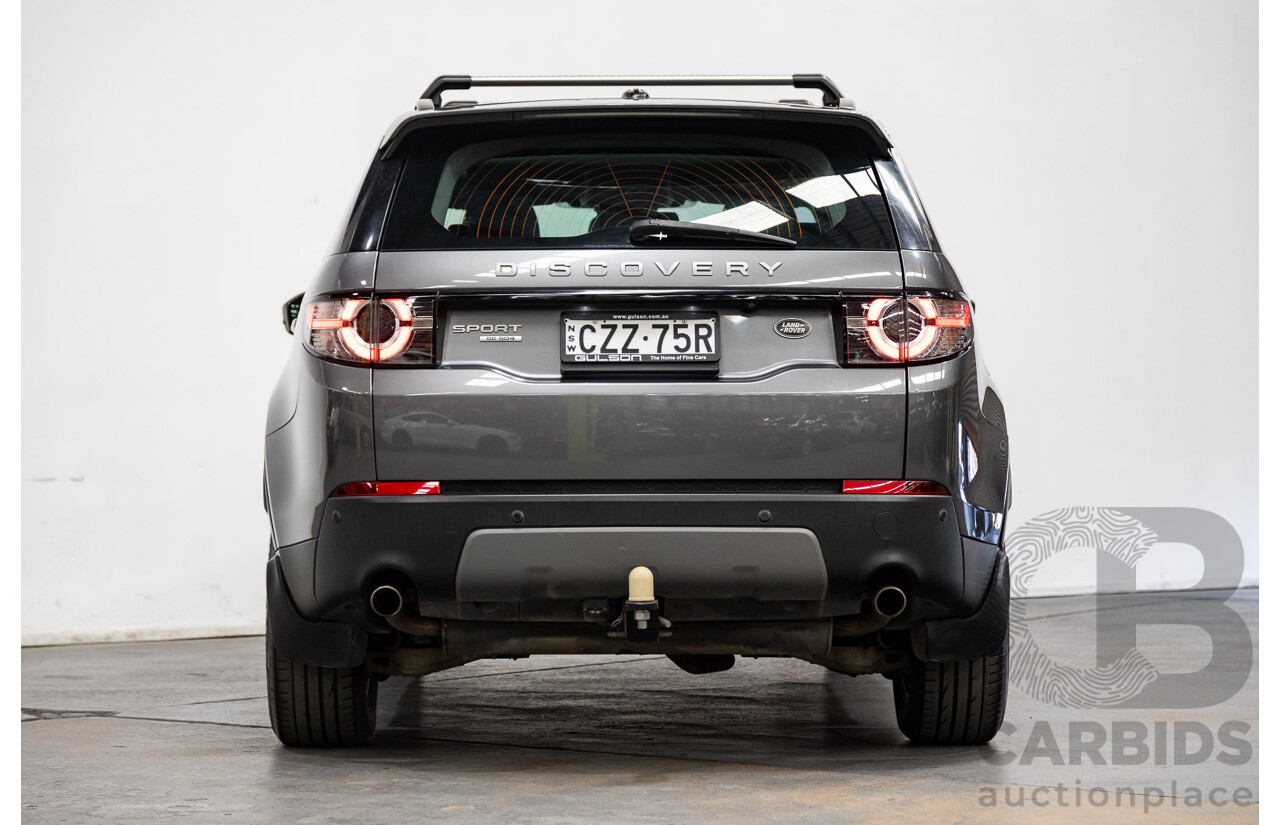 08/2015 Land Rover Discovery Sport SD4 SE (AWD) LC 4d Wagon Corris Grey Metallic Turbo Diesel 2.2L