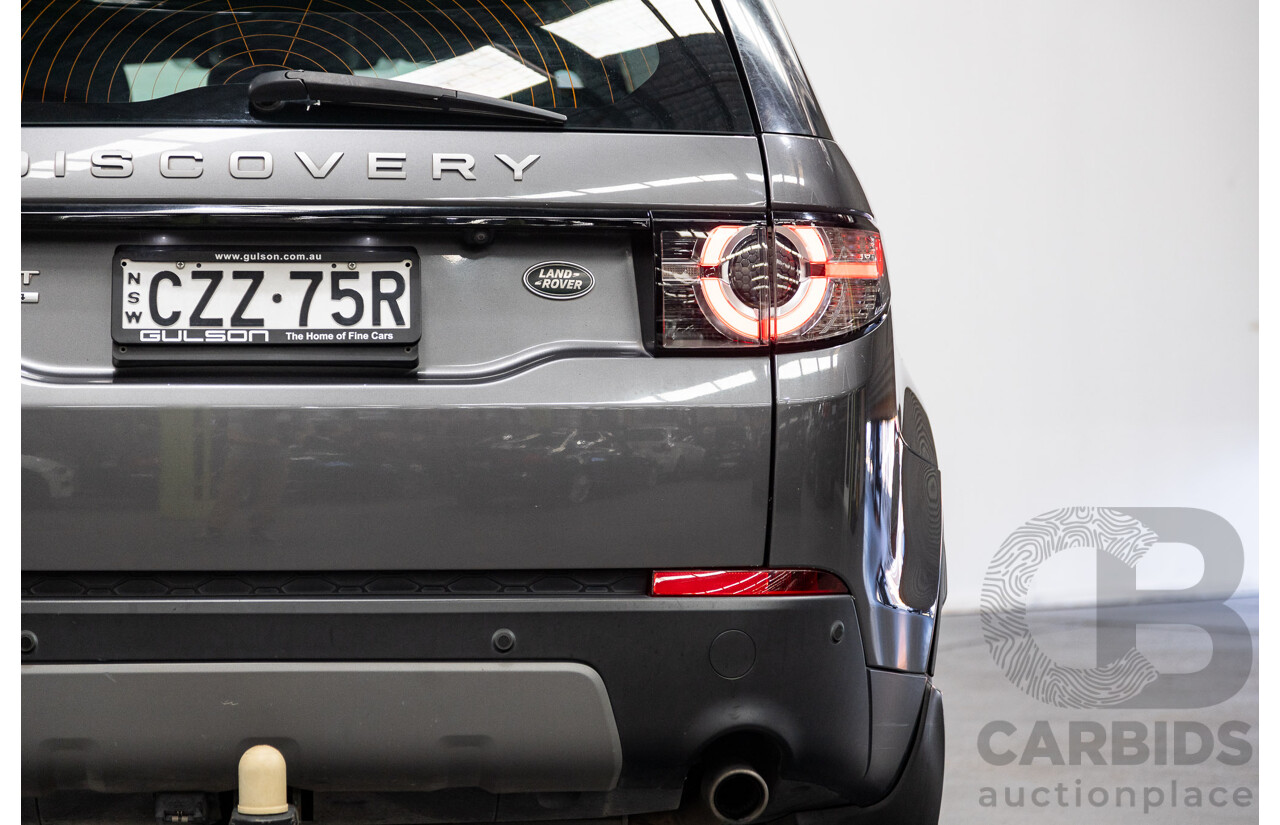 08/2015 Land Rover Discovery Sport SD4 SE (AWD) LC 4d Wagon Corris Grey Metallic Turbo Diesel 2.2L