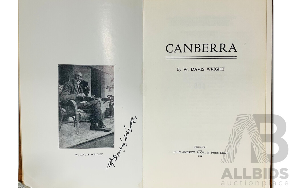 Canberra (the History Of) by W. Davis Wright - Signed Copy Number 600/750