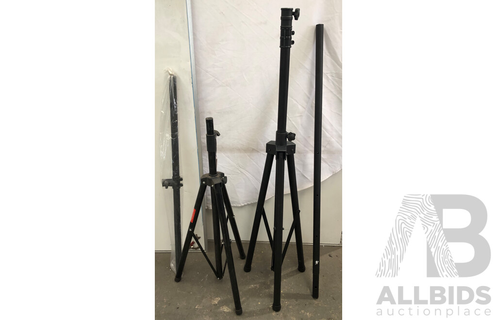 Pair of Large Extendable Speaker Stands
