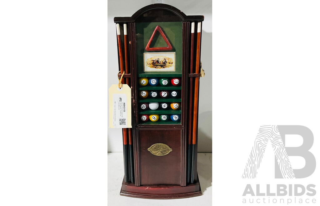 Billiard Themed Liquor Drinks Cabinet - Perfect for the Mancave