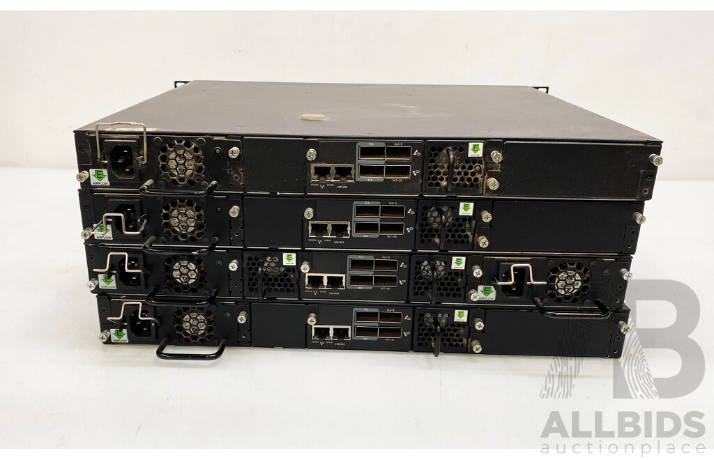 Brocade Ruckus (ICX 6610-48P-E) 48-Port Gigabit PoE+ Managed Ethernet Switches - Lot of Four