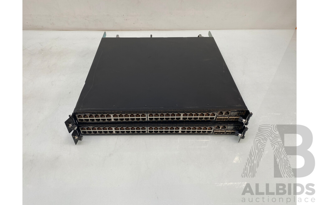 Dell EMC PowerSwitch (S3148P) 48-Port Gigabit Ethernet PoE+ Switches - Lot of Two