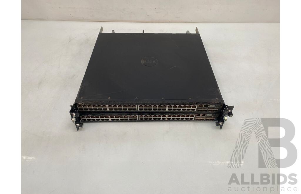Dell EMC PowerSwitch (S3148P) 48-Port Gigabit Ethernet PoE+ Switches - Lot of Two