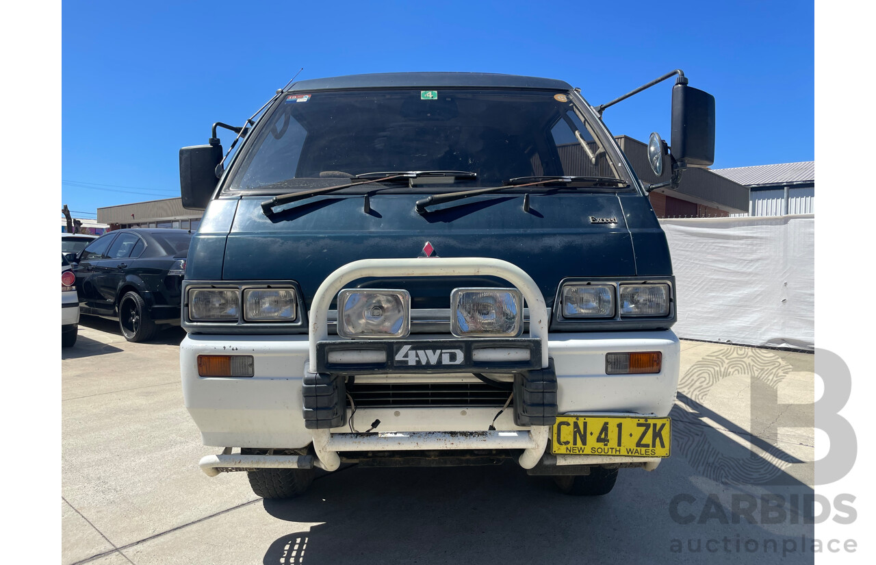 01/1990 Mitsubishi Delica 4WD Campervan Green 2.5L Turbo Diesel