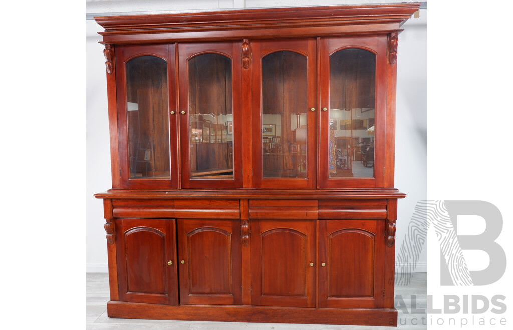 Antique Style Bookcase Display Cabinet