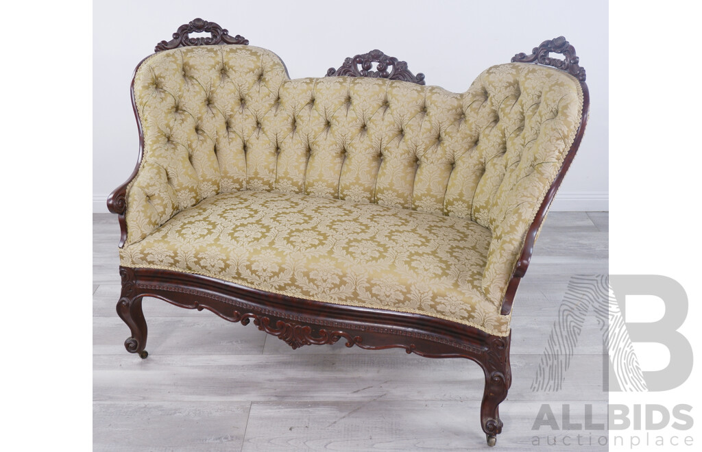 Antique Style Double Ended Settee