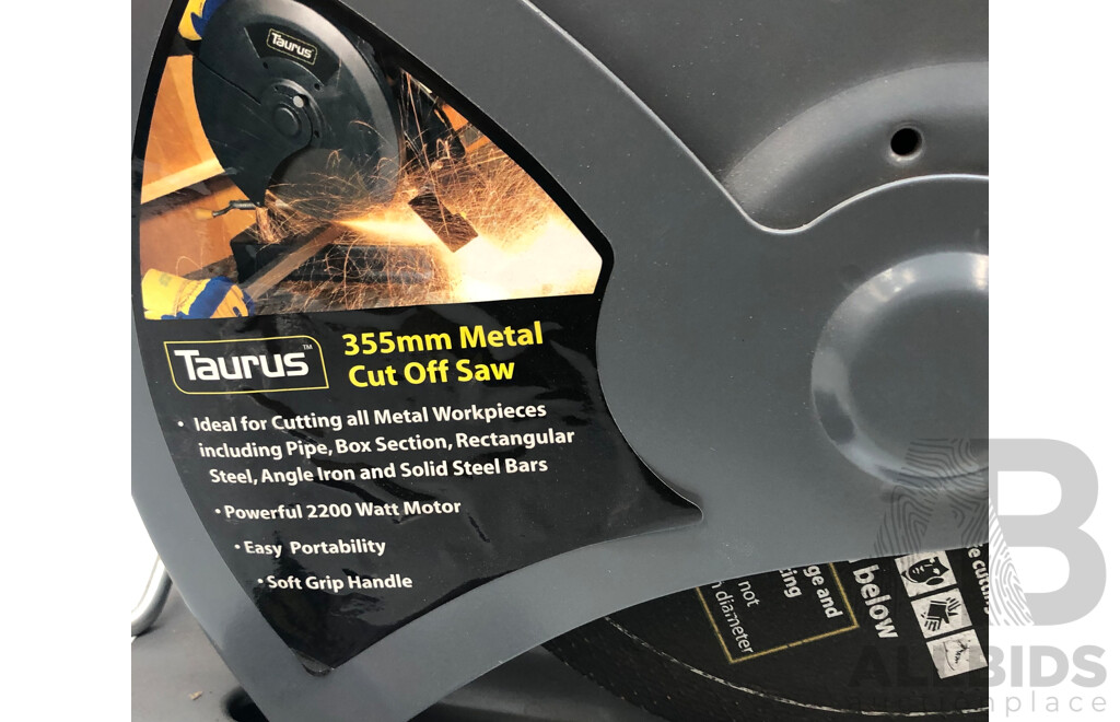 Taurus 355mm Metal Cut of Saw