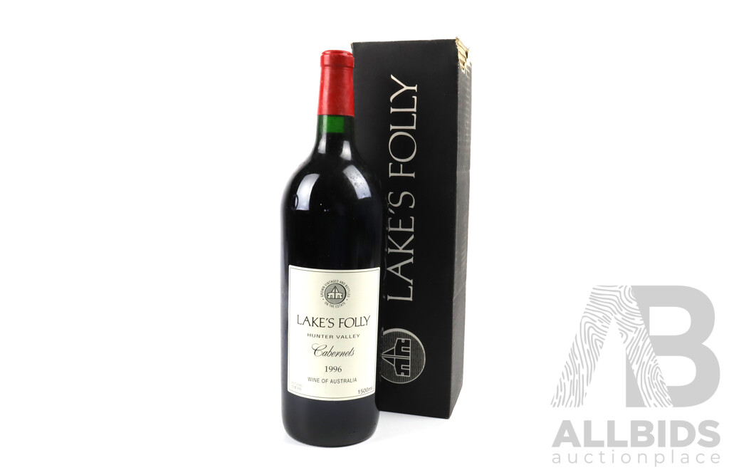 Lakes Folly Cabernets in Box, Magnum Vintage 1996