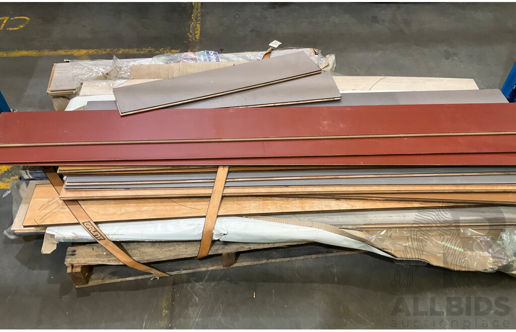 Pallet of Wood Floor Covering Materials