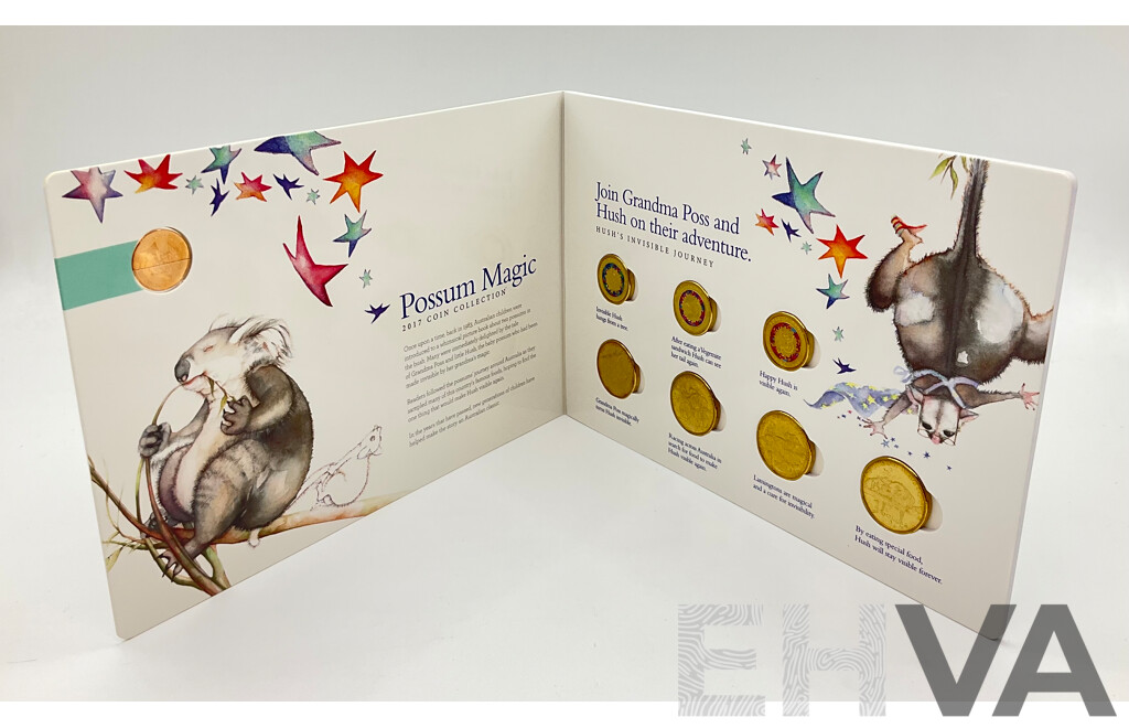 Australian RAM 2017 Possum Magic UNC Limited Edition Coin Folder