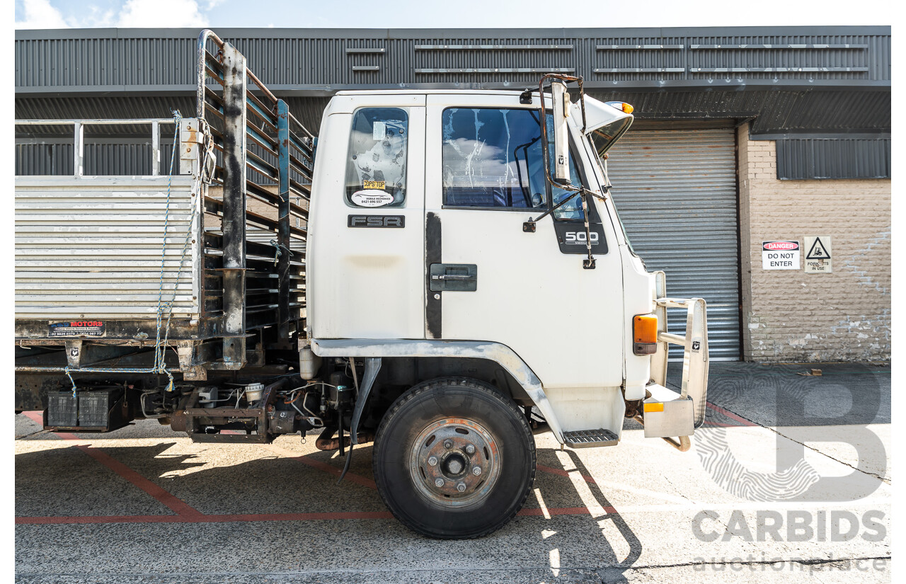 1994 Isuzu FSR500 Tray Back 2d Cab Chassis Truck White Diesel