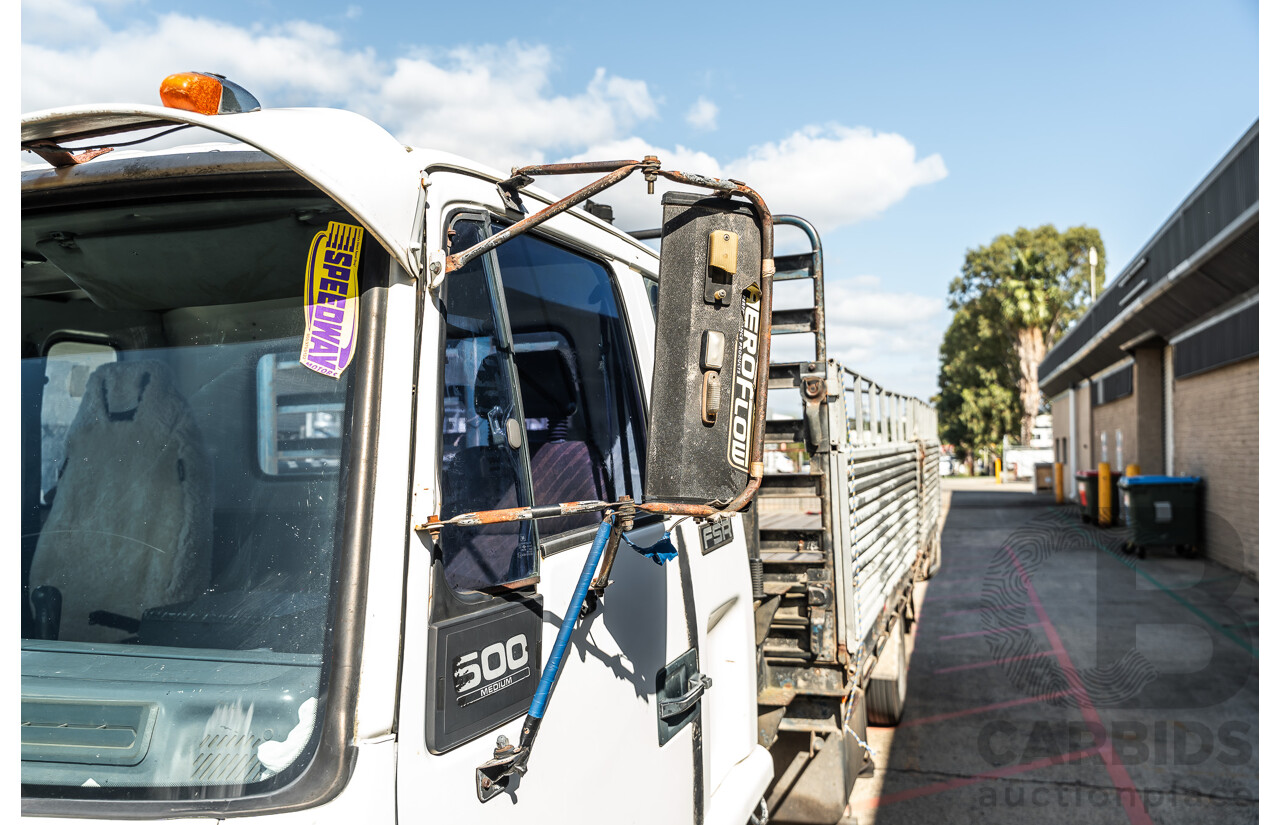 1994 Isuzu FSR500 Tray Back 2d Cab Chassis Truck White Diesel