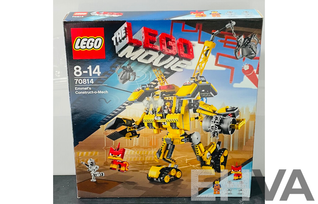 Retired Lego Set, the Lego Movie Emmets Construct O Mech, 70814 in Original Box