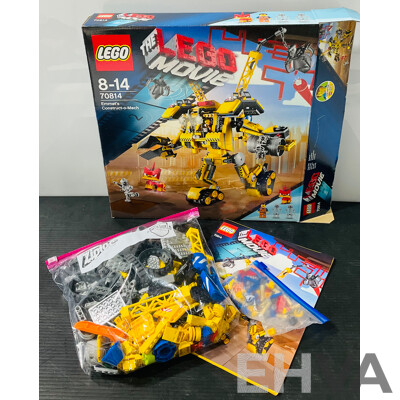 Retired Lego Set, the Lego Movie Emmets Construct O Mech, 70814 in Original Box
