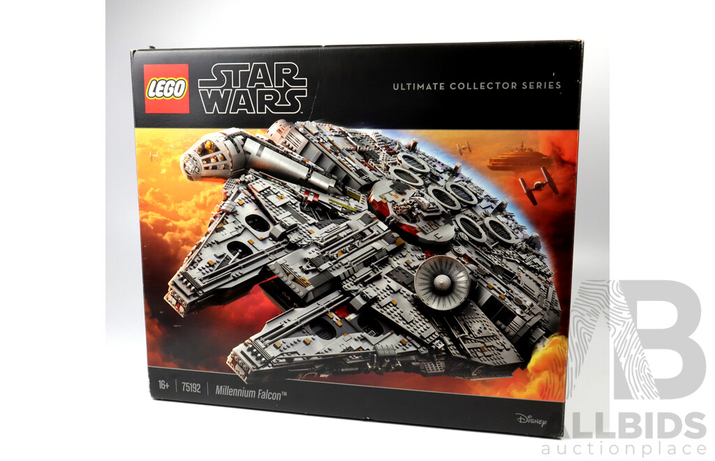 Lego Star Wars Millennium Falcon Set, 75192 in Original Boxes in Original Box