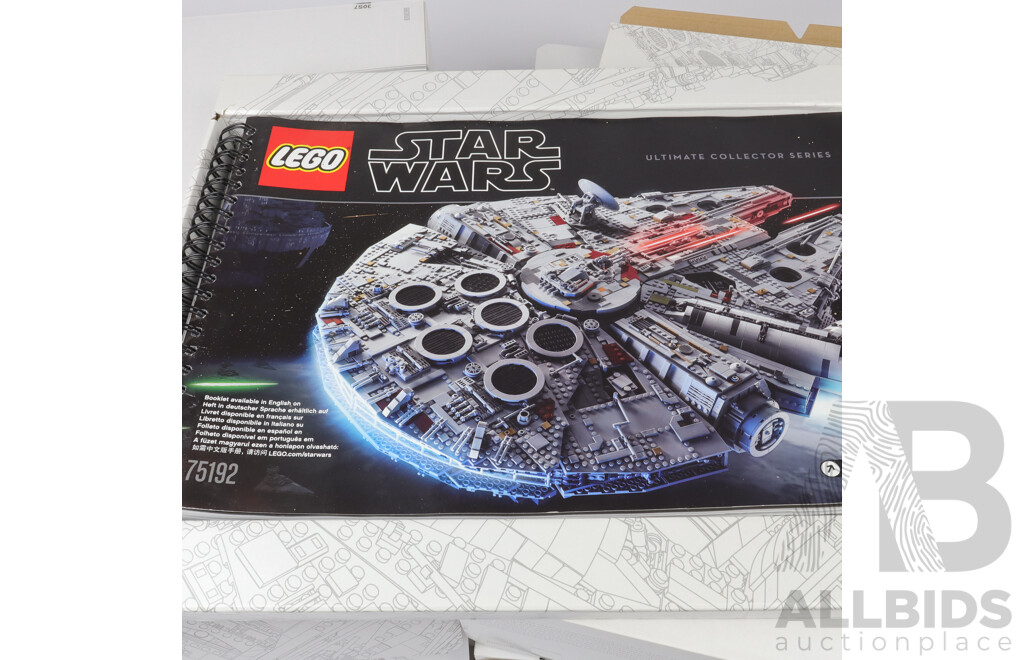 Lego Star Wars Millennium Falcon Set, 75192 in Original Boxes in Original Box