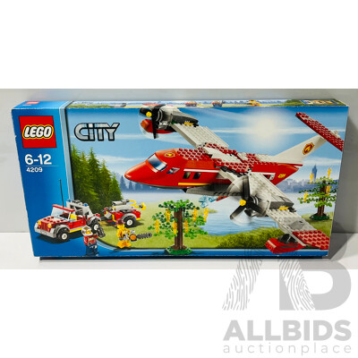 Retired Lego Set, City Fire Plane, 4209 in Original Box