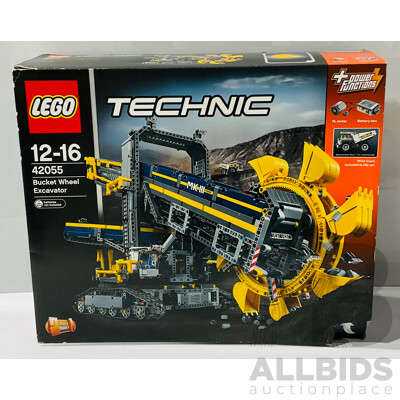 Retired Lego Set, Technics Power Function Bucket Wheel Excavator, 42055 in Original Box