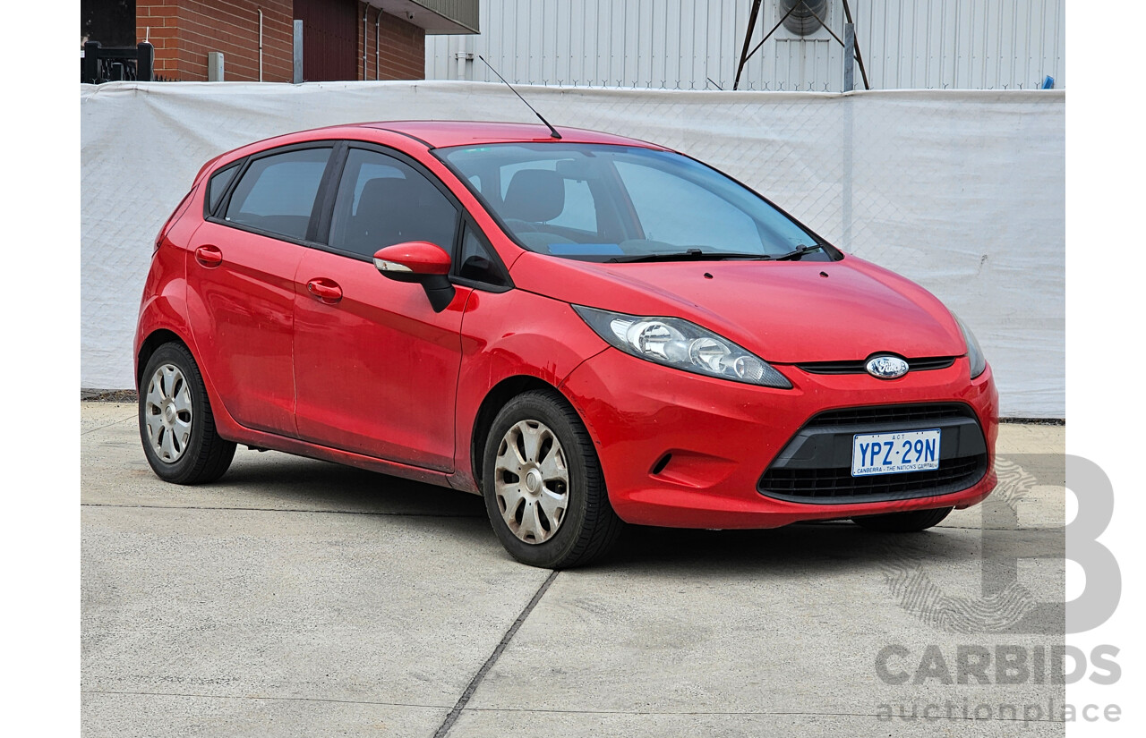 11/2009 Ford Fiesta Econetic WS 5d Hatchback Red 1.6L