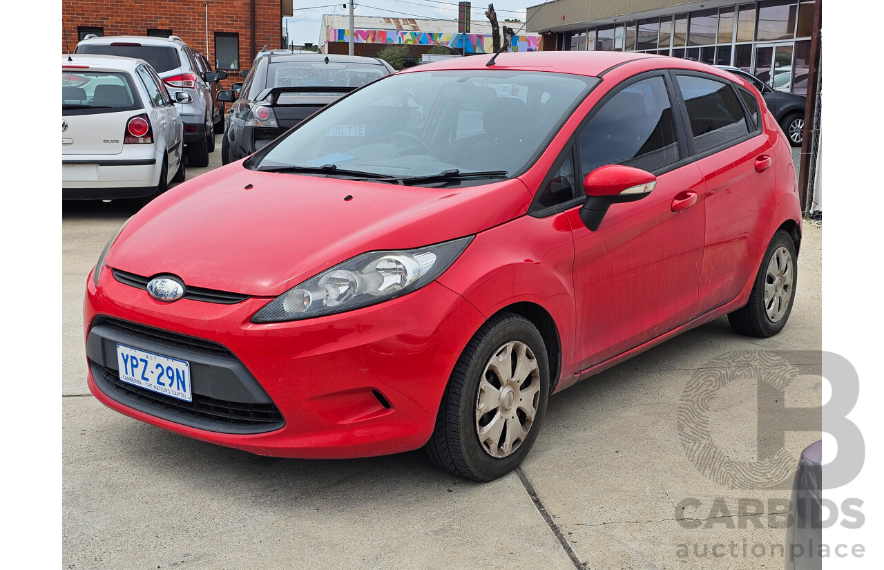 11/2009 Ford Fiesta Econetic WS 5d Hatchback Red 1.6L