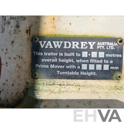 2005 Vawdrey Table Top with Fittings Trailer - 40 Foot